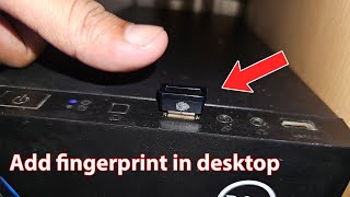 How to install fingerprint scanner on pc