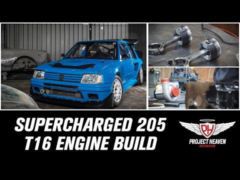 Supercharged engine build | Peugeot 205 T16 Group B Rally Car
