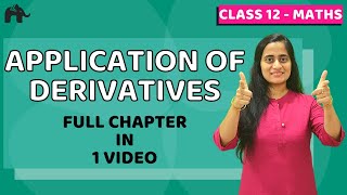 Application of Derivatives Class 12 Maths  NCERT C