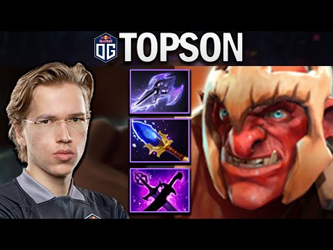 OG.TOPSON TROLL WARLORD WITH MAGE SLAYER - DOTA 2 7.28 GAMEPLAY