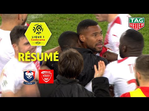 SM Caen - Nîmes Olympique ( 1-2 ) - Résumé - (SMC - NIMES) / 2018-19