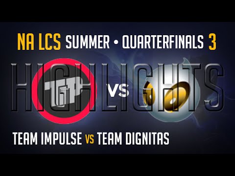 Team Impulse vs Dignitas Game 3 HIGHLIGHTS Playoffs Quarter Final NA LCS Summer S5 2015 TIP vs DIG G