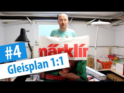 Kleine Spur 0 Anlage - Teil 4: Gleisplan 1:1
