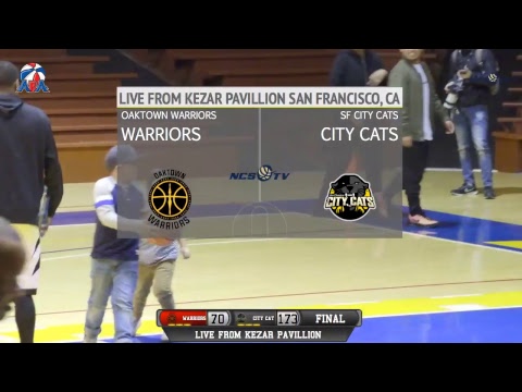 Oaktown Warriors vs San Francisco City Cats ABA Basketball LIVE 12/2/18