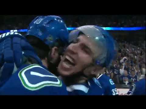Alex Burrows Game 7 OT Goal  - Chicago Blackhawks vs. Vancouver Canucks 2011 Quarterfinals