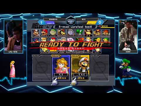 BLR4 melee 5.0 - Tete (Peach) vs Maru (Luigi) - WR2