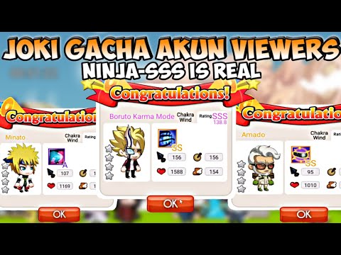 AKHIRNYA DAPAT NINJA SSS LAGI !! JOKI GACHA TANPA TRICK - NINJA HEROES NEW ERA [React Video]