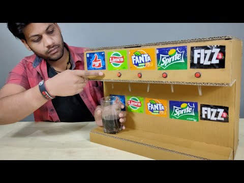 How To Make Coca-cola Soda Fountain Machine With 5 Different Drink ll DIY     - YouTube