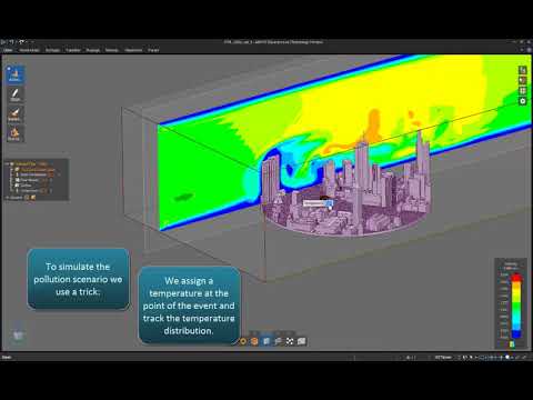 ANSYS Discovery Live - CADFEM presenting CFD: Simulating Pollutant Levels