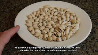 BEST TASTING PISTACHIO NUTS Kirkland Signature California In-Shell Roasted & Salted REVIEW