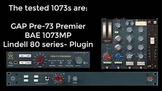 Video thumbnail for Comparison - BAE 1073MP VS. Golden Age Project PRE-73 Premier by Ram Elijah