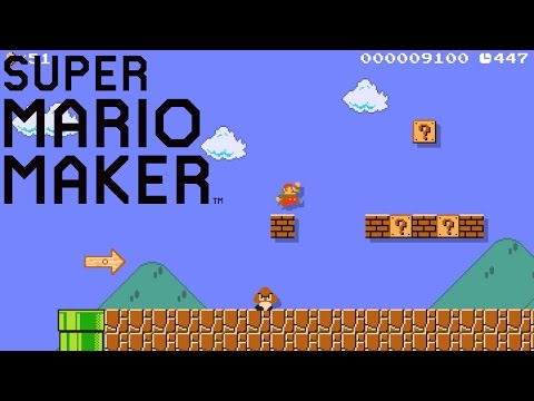 Super Mario Maker - History of Nintendo and Gaming [Community Levels] Wii U