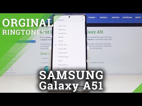 How to Change Ringtones on Samsung Galaxy A51 – Ringtone List