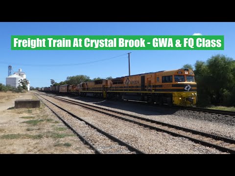 Freight Train At Crystal Brook - GWA & FQ Class