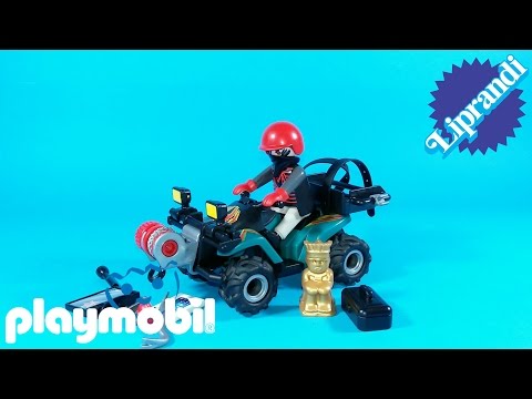 PLAYMOBIL CITY ACTION - 6879 QUAD CON BANDITO RECENSIONE (ita)