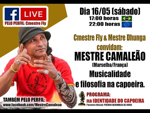 45ª LIVE NA IDENTIDADE DO CAPOEIRA - MESTRE CAMALEÃO