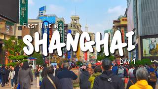 First Day in Shanghai 🌇 Nanjing Road, Neon City Vibe, Delicious food | China Travel Vlog