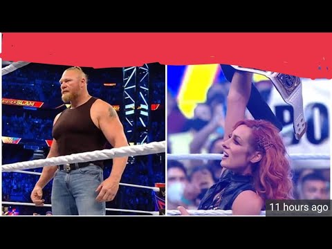 BROCK LESNAR RETURN TO SUMMERSLAM 2021 AND CHALLENGED ROMAN REIGNS