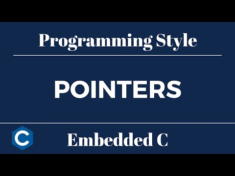 Embedded C Programming Style Tutorial 17 Pointers