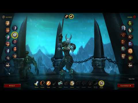 World of Warcraft: SHADOWLANDS | All FEMALE RACES/CLASS Character Selection Screen Animation!