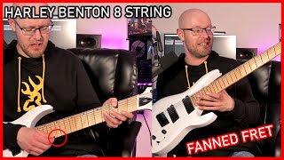 Video thumbnail for Best Budget 8 String? \\ Harley Benton R-458MN WH MultiScale 8 string by Brian Bower