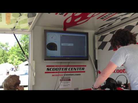 Falc Vespa Run&Race 2012 Prüfstand 40PS Basti