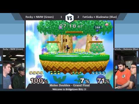 Melee Doubles - Grand Finals - Rocky & NMW vs EGtv.FatGoku & Bladewise