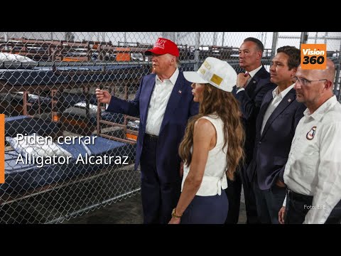 Piden cerrar Alligator Alcatraz: “es una jaula de perros”