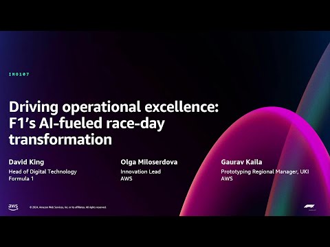 Driving operational excellence: F1’s AI-fueled race-day transformation (SPT206)