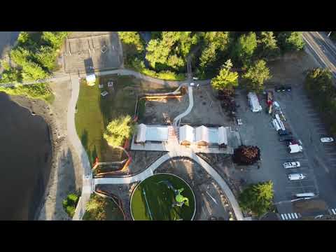 Juanita Beach Bathhouse Flyover - August 2020