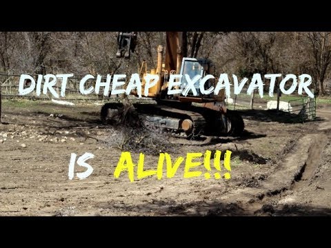 #218 - I Started The Cheap Excavator And It Moved Around!