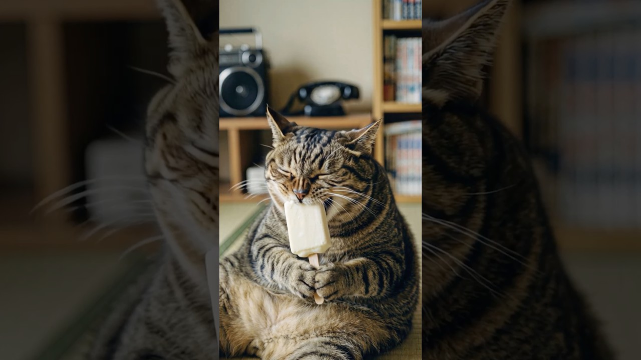 ボス猫の「何が出るかな？当たり付きアイス」