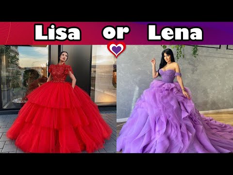 Lisa or Lena 💖 Purple💜 vs Red❤️
