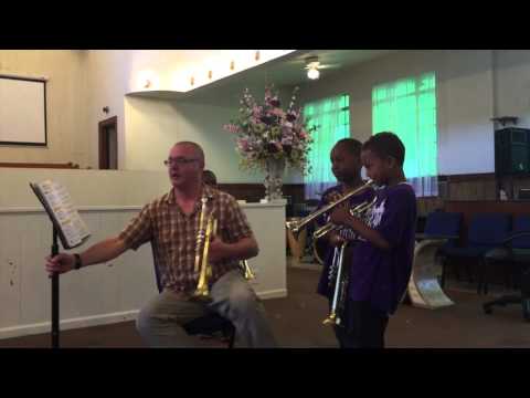 Lance Learns To Play Trumpet (and dance the nae nae)