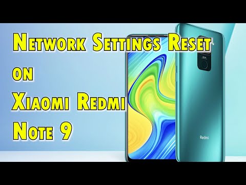 How to Reset Network Settings Redmi Note 9| Restore Network Defaults