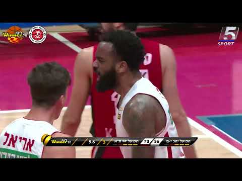 Hapoel Jerusalem Dunks in Hapoel Jerusalem vs. Hapoel Tel Aviv