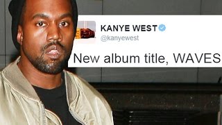 Kanye West Renames "SWISH" Album to "Waves". Wiz Khalifa Says Max B Originated The Wave.