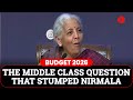 Budget 2026 When The Middle Class Question Stumped Nirmala Sitharaman