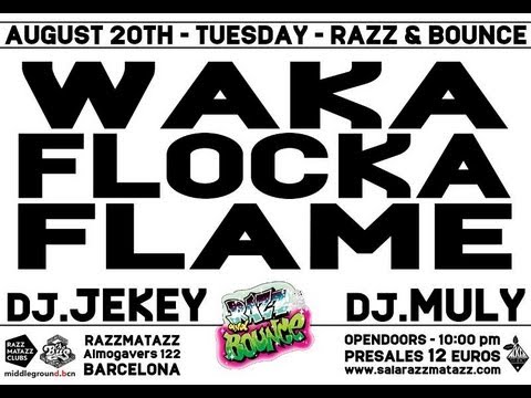 WAKA FLOCKA & DJ ACE live concert in BARCELONA SUMMER 2013 STREETS TV (Radio Show)HQ
