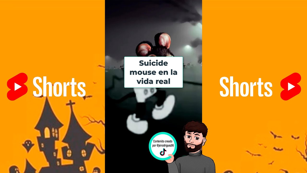 Así se vería Suicide Mouse en la vida real 🎃 Especial Halloween #shorts