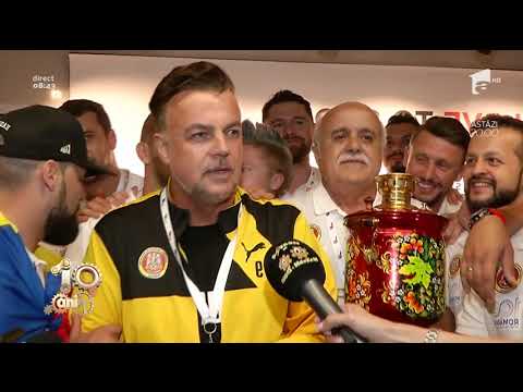 România este Campioană Mondială. Naționala Artiștilor Fotbaliști a adus aurul din Rusia