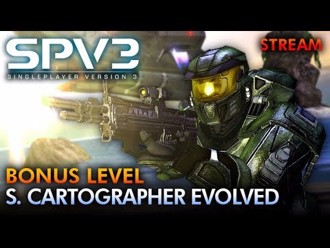 HALO CE (SPV3.1) | Walkthrough - Bonus Level: Silent Cartographer Evolved [STREAM]