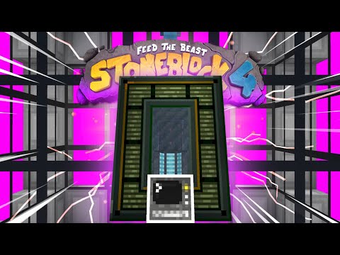 Stoneblock 4 Minecraft Modpack EP29 Fission Reactor to Antimatter Automation