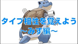 【ポケモン剣盾初心者講座】タイプ相性を覚えよう～みず編～