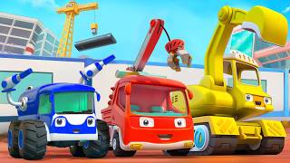 Download lagu 🔴LIVE | Construction Truck Song | Excavator, Crane truck | Nursery Rhymes & Kids Songs | BabyBus mp3