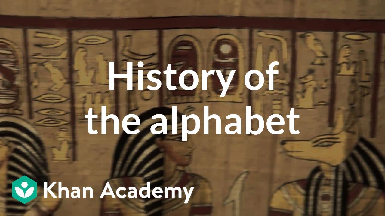 History of the alphabet | Journey into information theory | Computer Science | Khan Academy