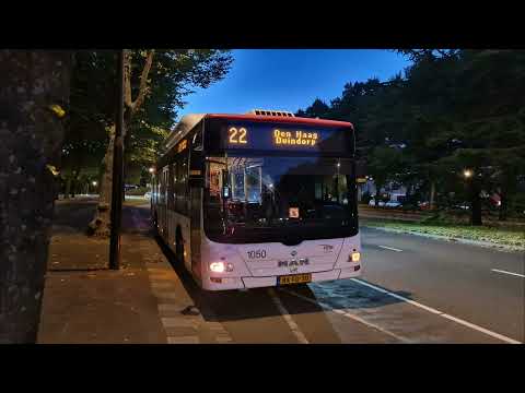 HTM lijn 22: Rijswijk de Schilp - Den Haag Duindorp | Omleiding | HTM 1050 | 2022