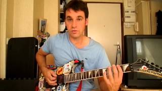 Running wild - the battle of waterloo - how to play verse riff - tuto guitare YouTube En Français