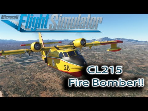 Microsoft Flight Simulator | CL-215 Fire Bomber!!
