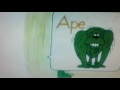 Classic Sesame Street A For Ape